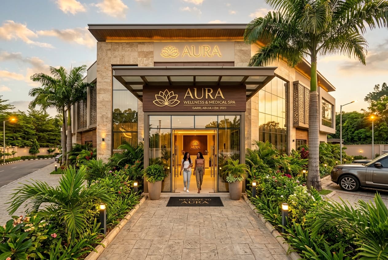 Life Medical Spa & Wellness Center entrance in Area 3 Garki Abuja
